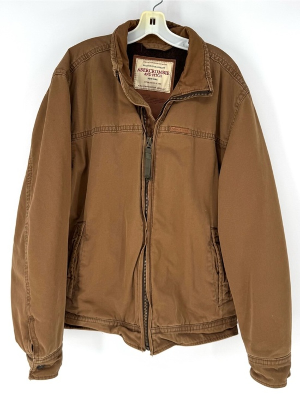 Abercrombie & Fitch vintage wool lined Brown Utility Jacket